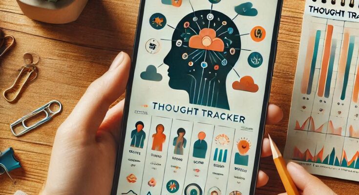 CBT Self-Help Thought Tracker - Best Tool to Manage Anxiety