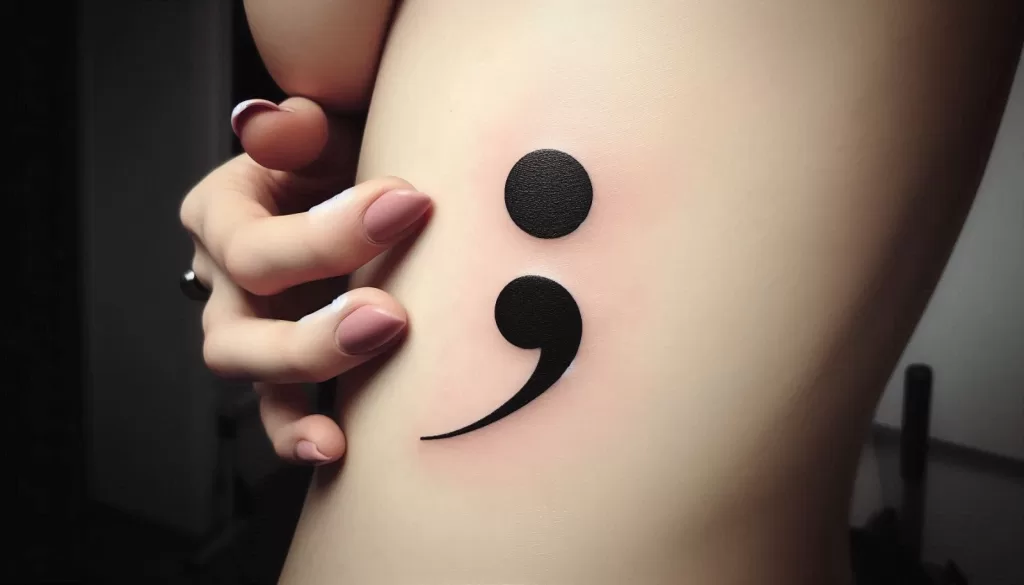 15 Semicolon Tattoo Meanings for Mental Health (2025)