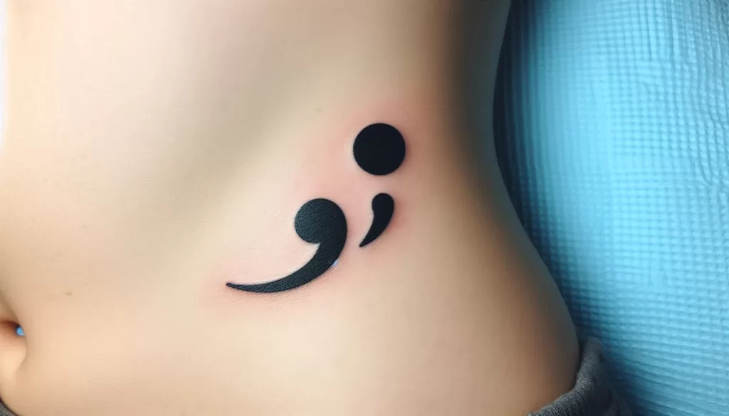 15 Semicolon Tattoo Meanings for Mental Health (2025)